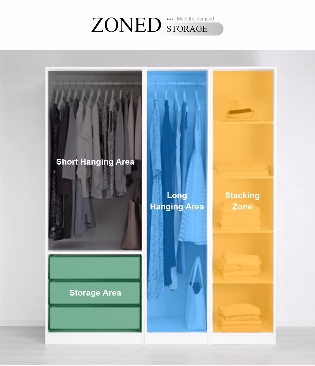 Custom Multi-Color Bedroom Wardrobe Designs Bedroom Furniture