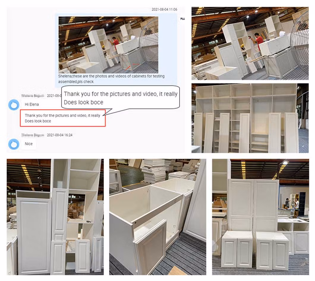 Modern Luxury Free Sample High End Design PVC Kitchen Cabinets Laminated Plywood Retro Industrial Kitchen Cabinet