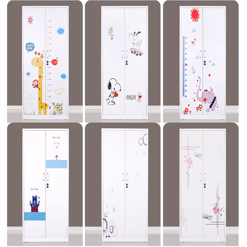 Bedrooms Plastic Fabric Sliding Door Baby Wardrobe Folding Cupboard