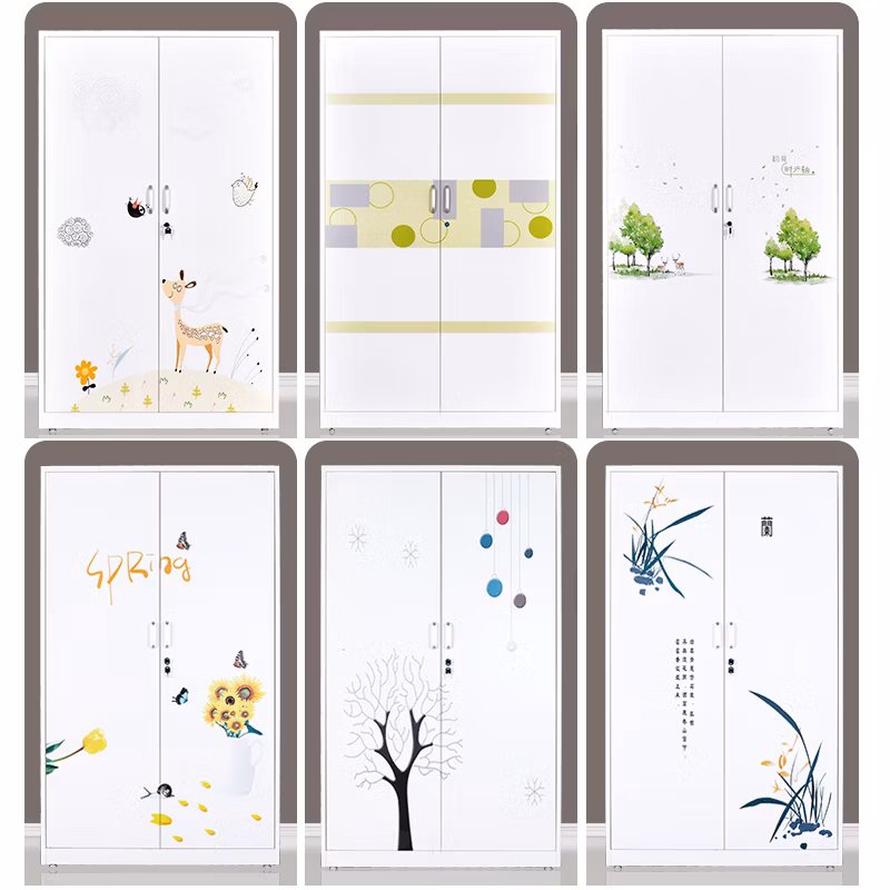 Bedrooms Plastic Fabric Sliding Door Baby Wardrobe Folding Cupboard