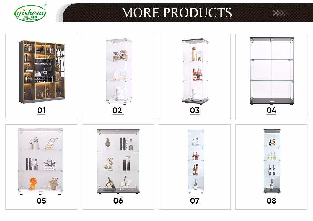 5-Tier Corner Wine Rack Cabinet with LED Light