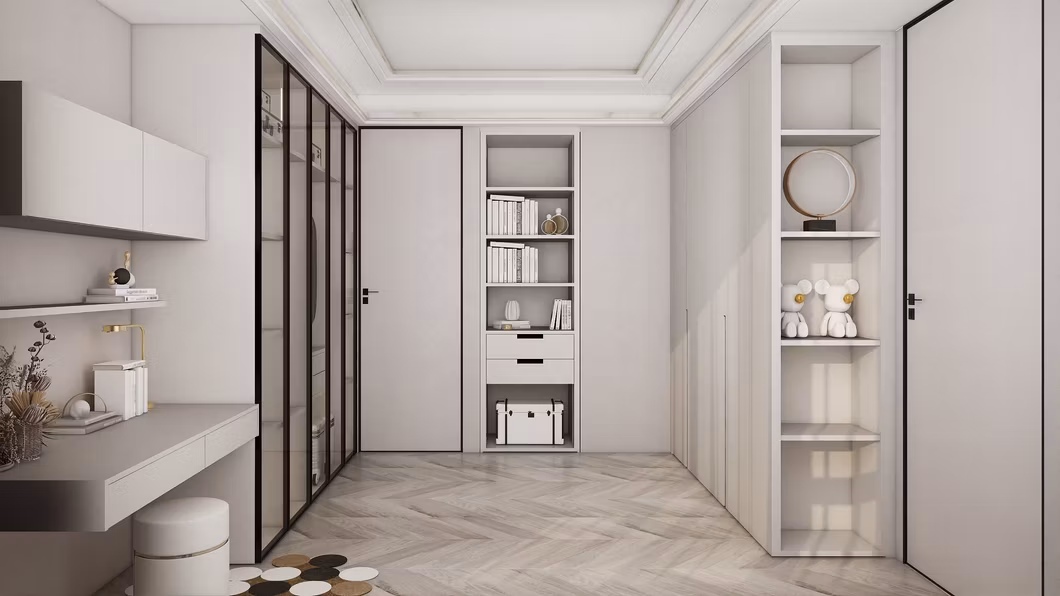 Cbmmart Modern Walk in Closet Cabinet Storage Wardrobe for Home