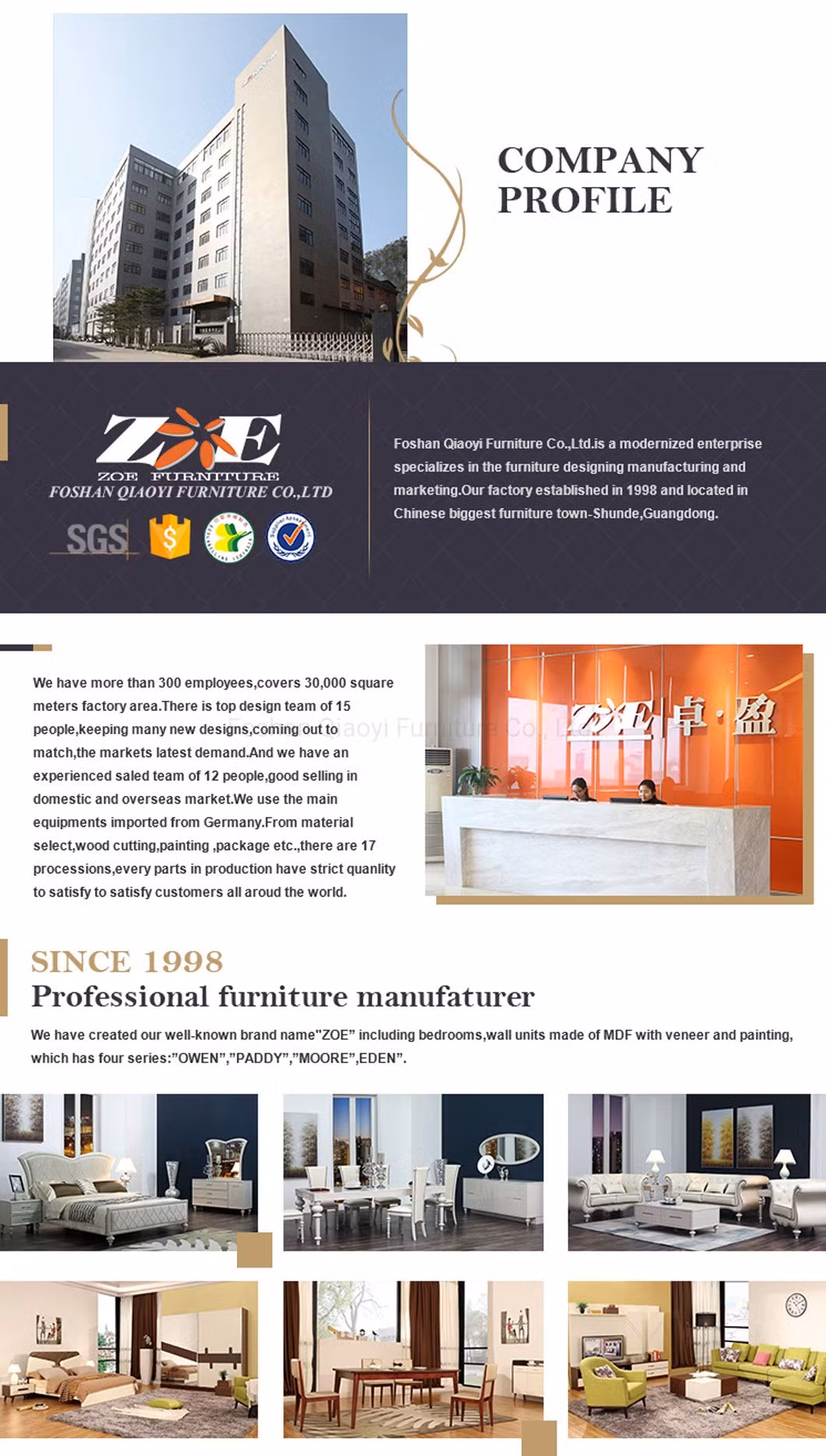 Modern Space Saving Clothes Storage Sliding Door Bedroom Furniture Wooden Wall Wardrobe