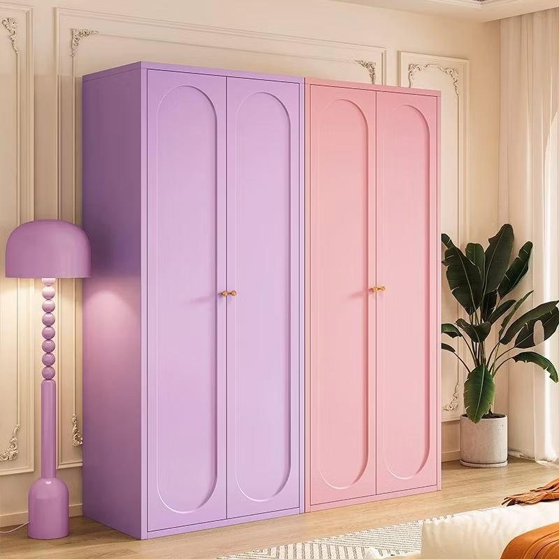 Children Room Wardrobe European Modern Steel Locker Waterproof Adult and Child Storage Closet