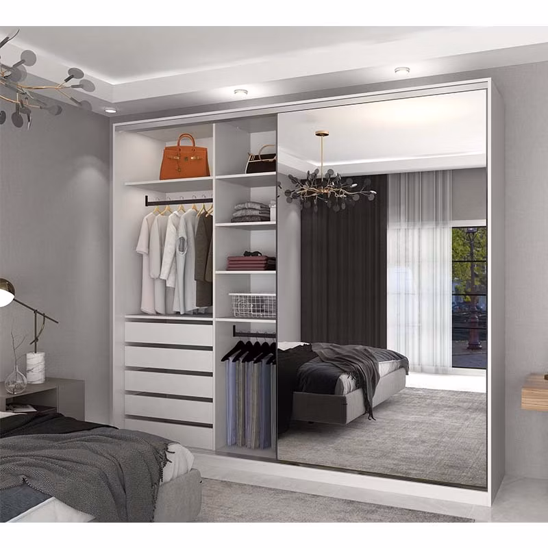 Designs Modern European Cloth Cabinet Wardrobe for Storage Organiser Wood Bedroom Furniture Mini Closet