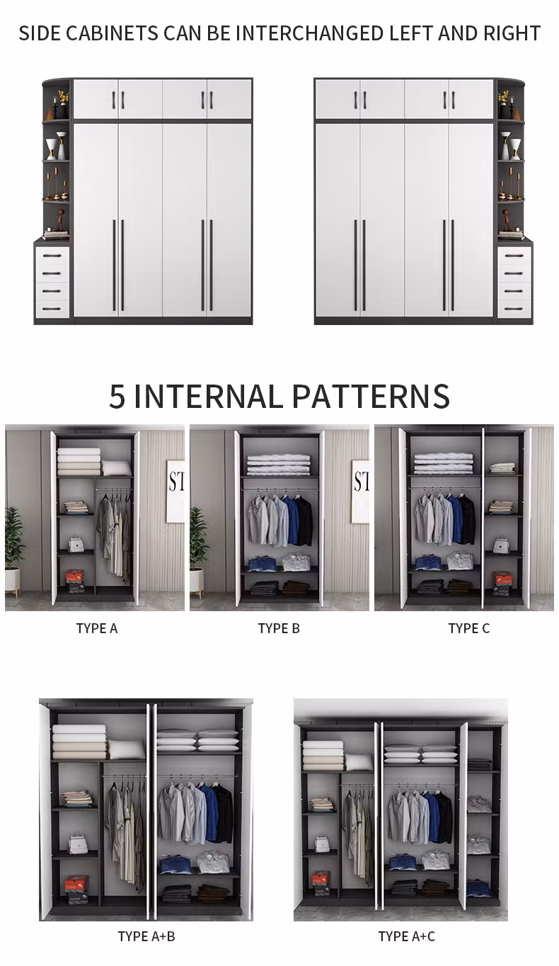 Hot Selling Modern Style Wardrobe Portable Wardrobe Closet