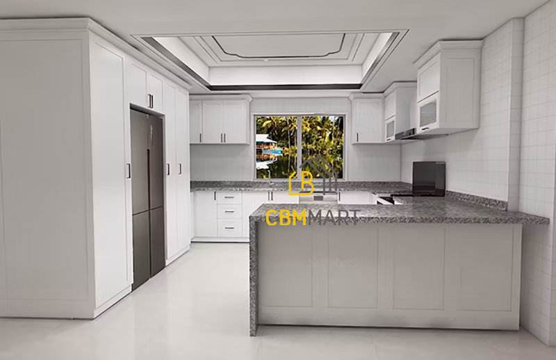 Cbmmart Modern Bedroom Custom Walk in Closet Design with Lights