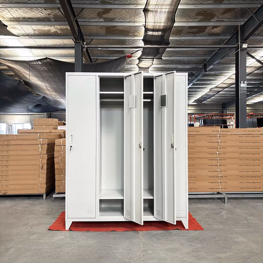3/6/9 Door Metal Locker Wardrobe with Leg Steel Storage Locker