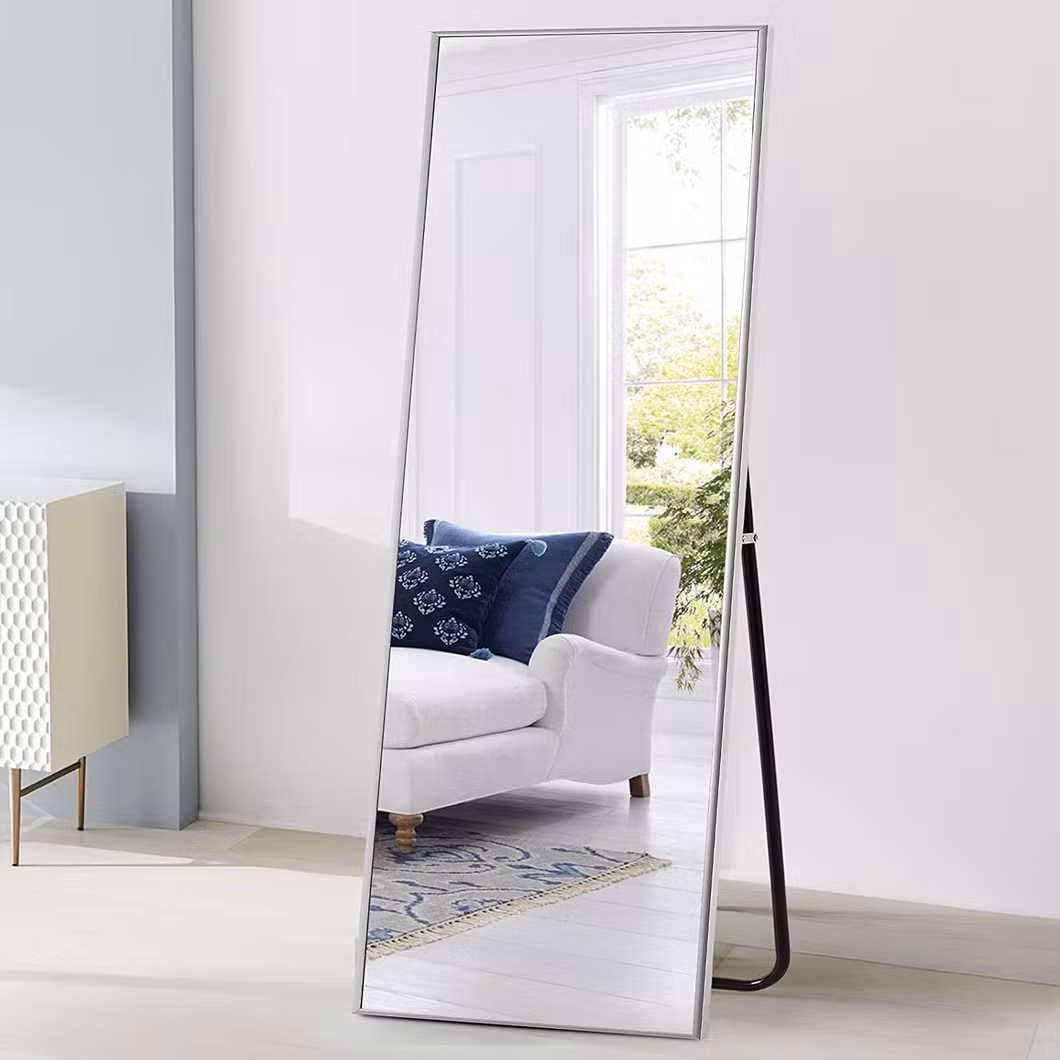 Large Rectangular Metal Frame Full Length Bedroom Living Room Dressing Mirror