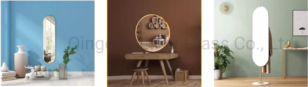 Full-Length Mirror Floor-Standing Full-Length Mirror Clothing Store Fitting Room Wall-Mounted Dressing Mirror/Bathroom Mirror