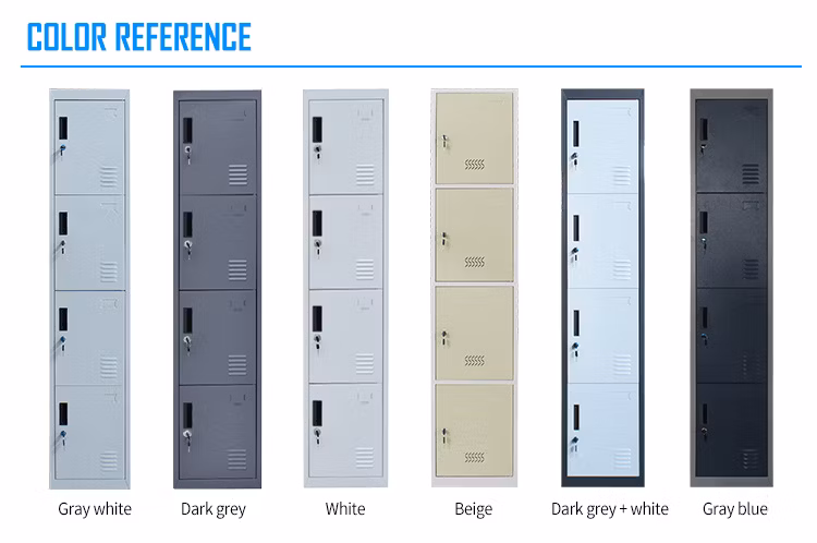 Wholesale Single 4 Door Locker Metal Gym Locker Staff Changing Room Wardrobe Locker