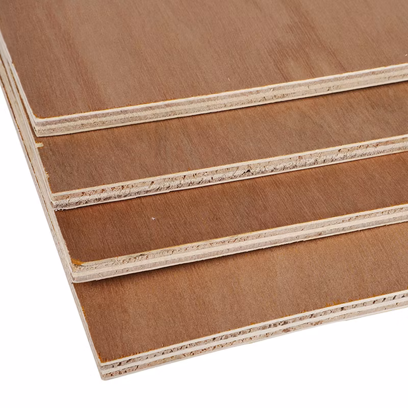 Poplar Core Bintangor Okoume Pencil Cedar Commercial Plywood for Furniture and Construction
