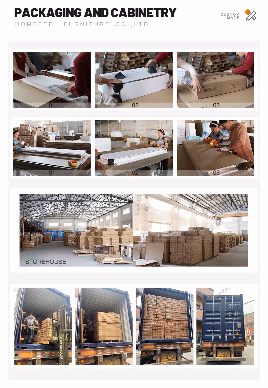China Factory Modern Home Bedroom Warm White Color Wooden Wardrobe with Sliding Doors
