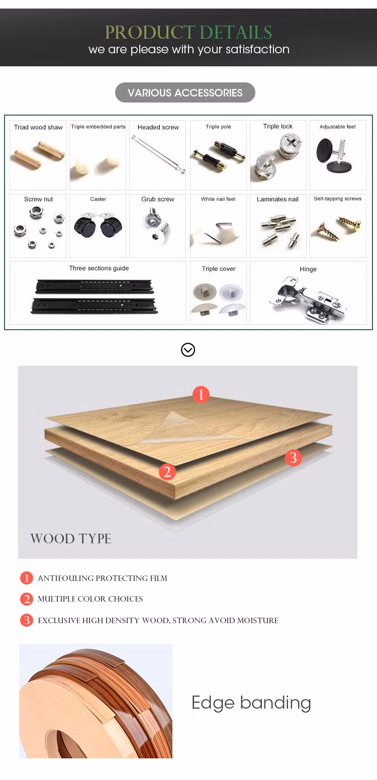 Modern Portable Bedroom Home Wooden Designer Cloth Closet Wardrobe