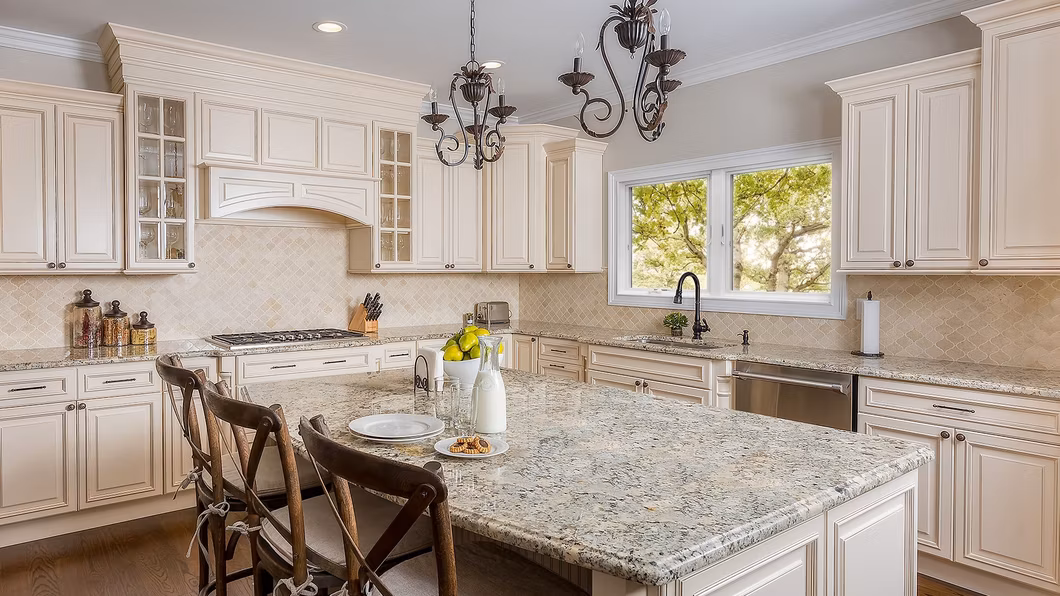 Modern Wood Design Customized High End Melamine Board Simple Style Kitchen Cabinet