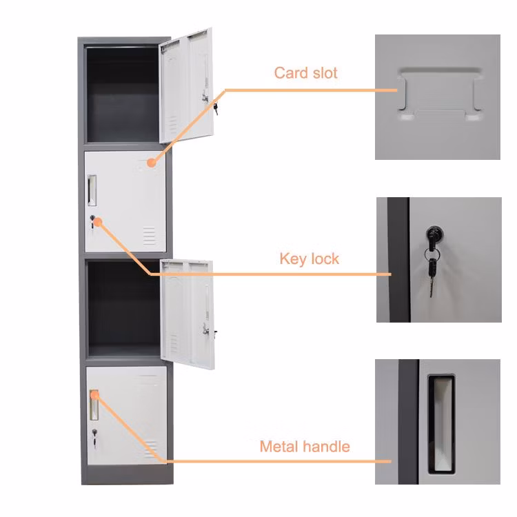 Wall Mounted Iron Cupboard Corners Steel Almirah Clothes Cupboard