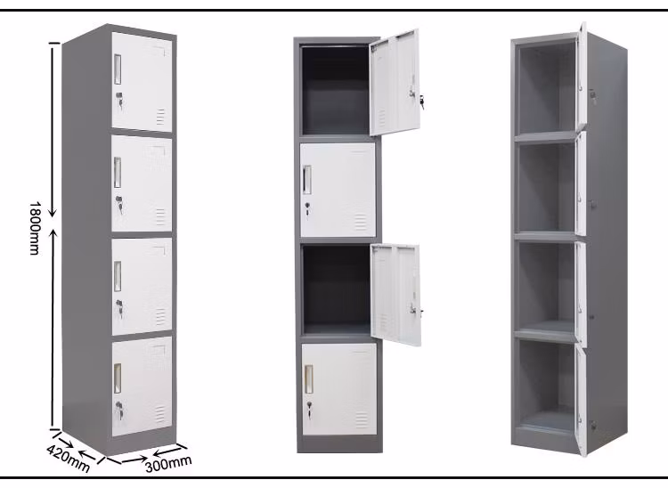 Wall Mounted Iron Cupboard Corners Steel Almirah Clothes Cupboard