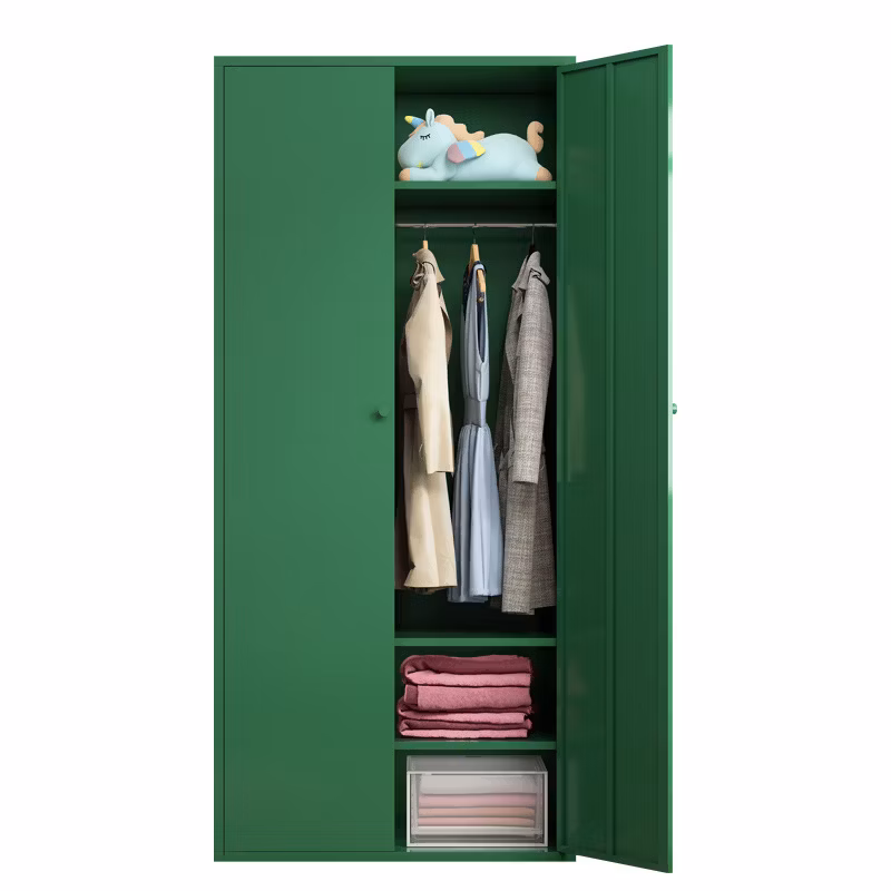 Steel Almari 4 Door Cheap Modern Iron Wardrobe Metal Metallic Wardrobe Steel Wardrobes Almari Bedroom Furniture