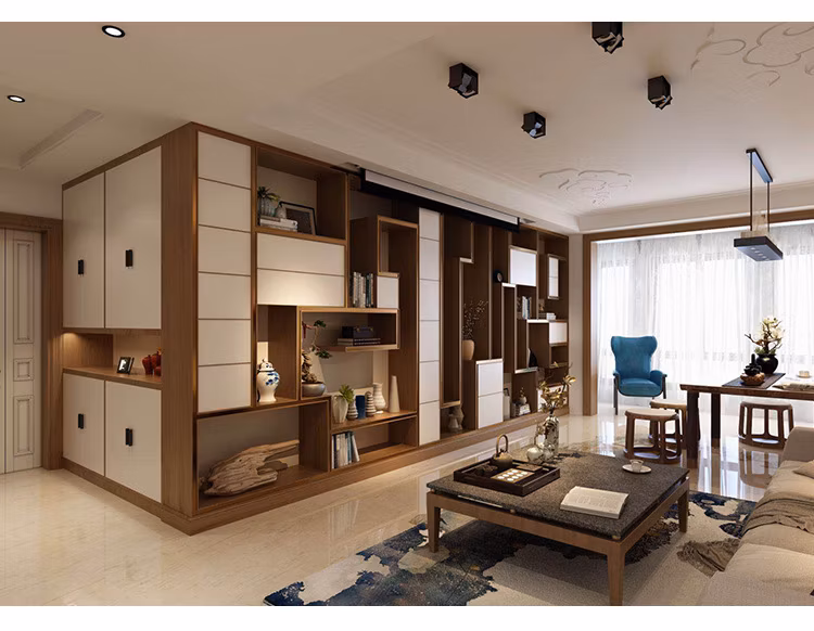 Teak Wood Design Walk in Wardrobes Closet From China