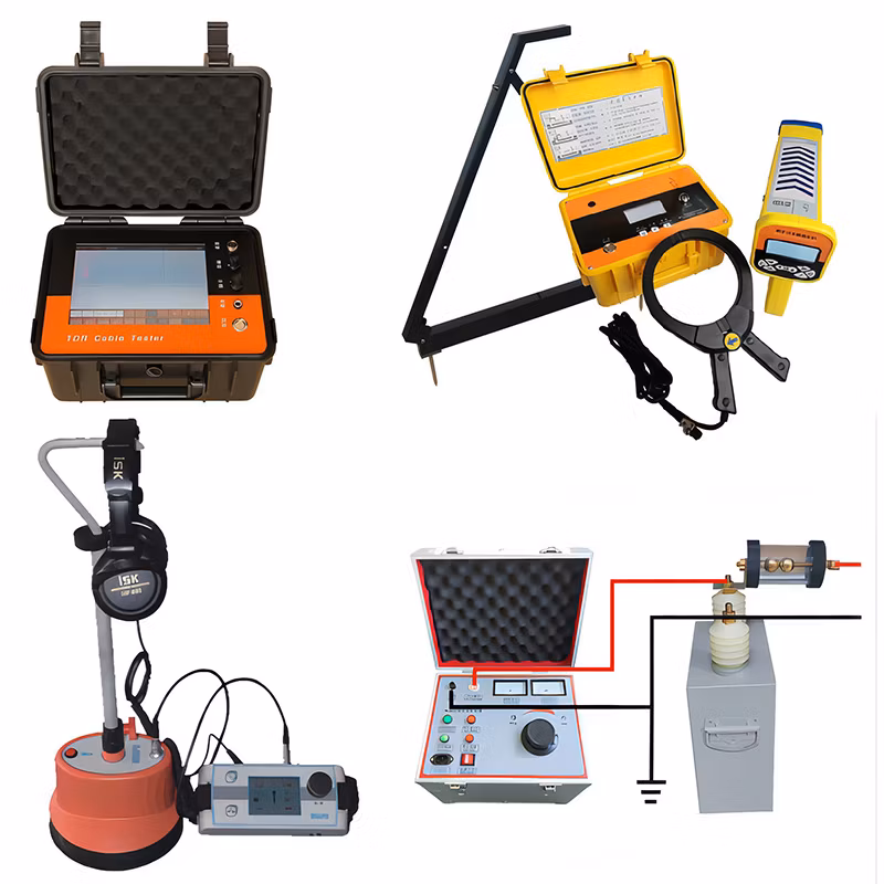 Power Cable Buried Line Short Circuit Leakage Point Locator Detector/High and Low Voltage Cable Fault Tester