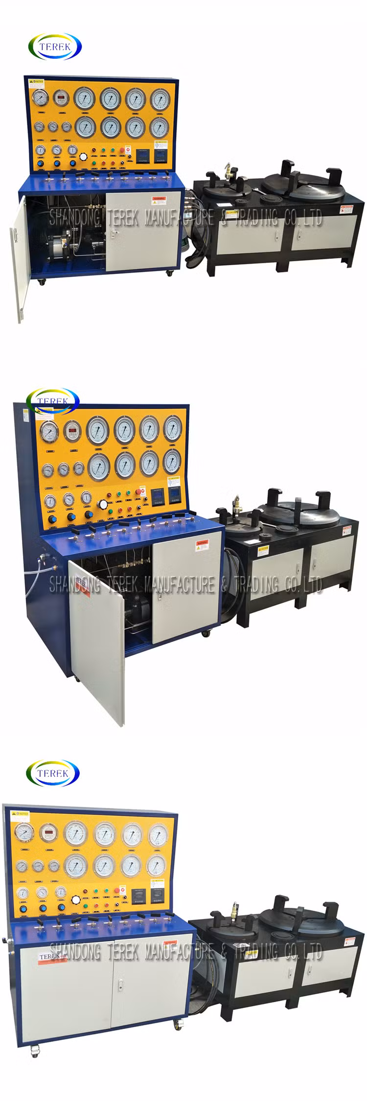 2022 Terek Pneumatic Hydrostatic DN10-DN400 Relief Safety Valve Energy Meter Calibration Fuel Pump Test Bench