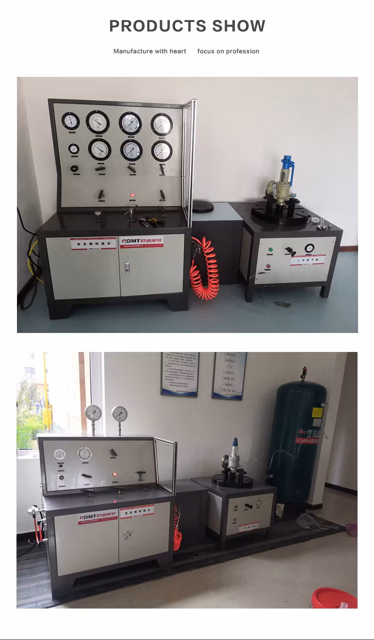 High Pressure Gas Test up to 40MPa Water Pressure Test up to 80MPa DN200 DN300 DN400 Manual Safety Valve Calibration Test Bench