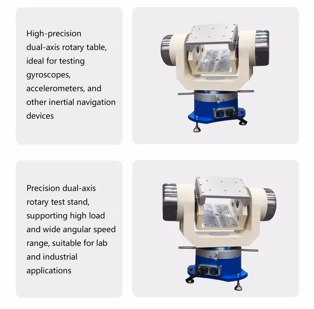 High-Precision Dual-Axis Rotary Test Stands for Accelerometer and Inclinometer Calibration