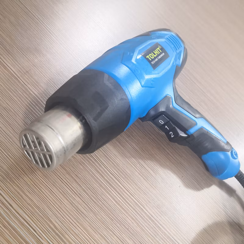 Tolhit Power Tools Factory 2500W 2000W Electric Heating Shrink Wrap Soldering Iron Blower Sealing Plastic Welding Portable Industrial Hot Air Heat Gun