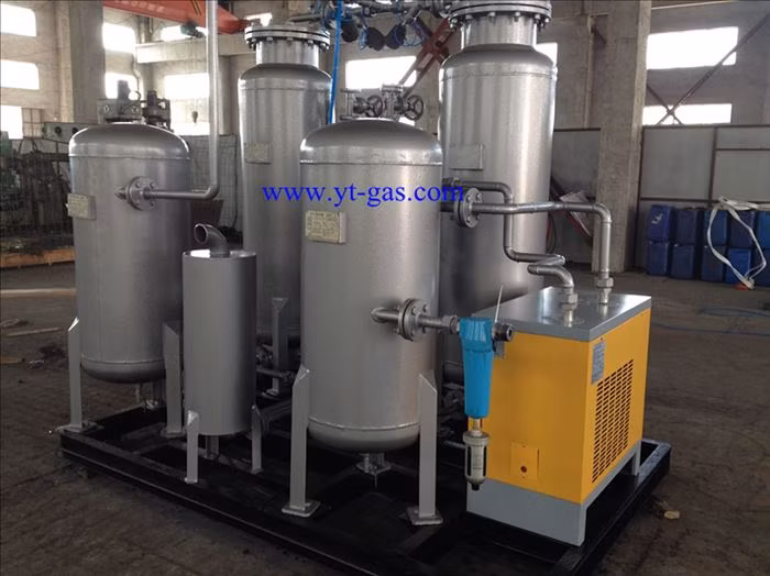 Azbel 100m3/H Food Grade Automation Psa Nitrogen Plant for Fruit Preservation 99.999% High Purity N2 Production Steel Welding