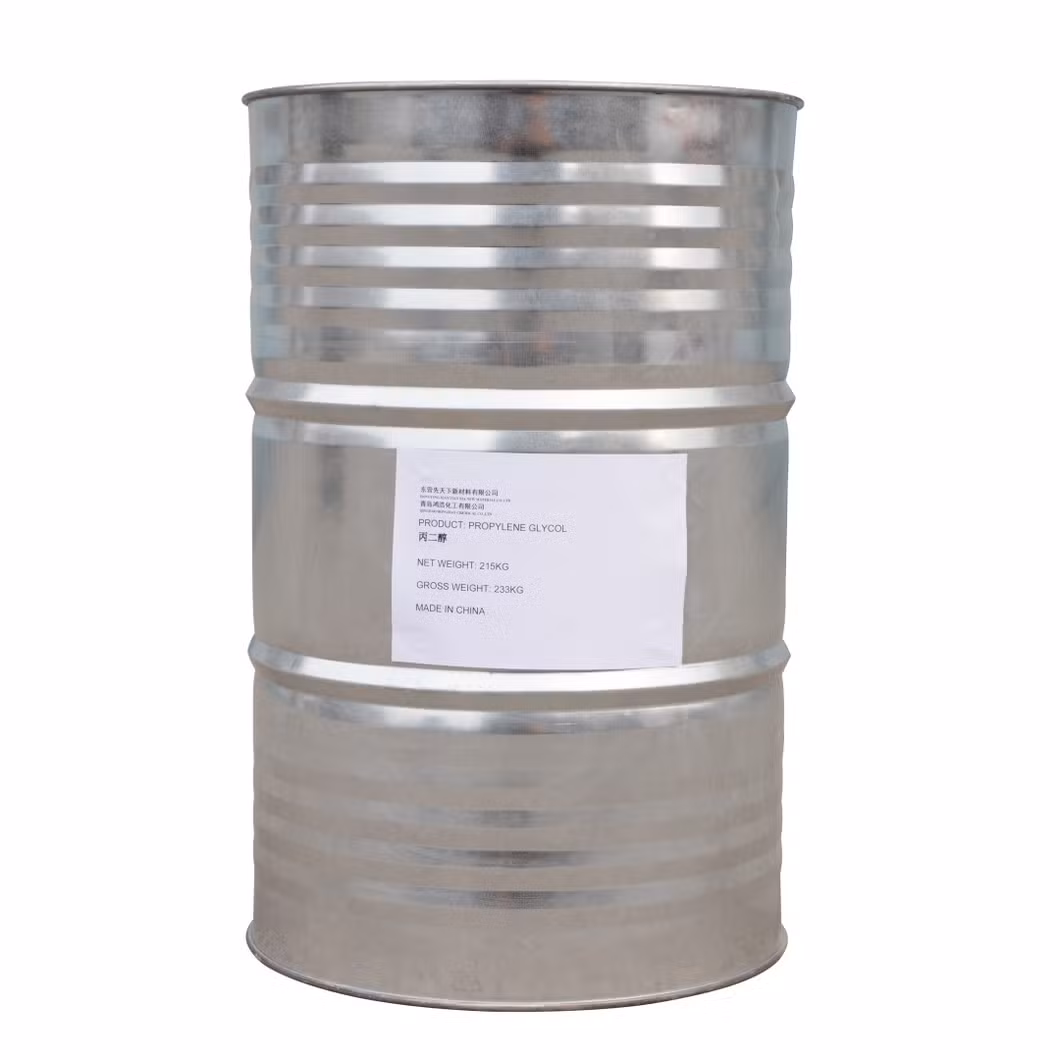 Propylene Glycol 99.5% Purity Pg USP/Food/Industrial Tech Grade CAS 57-55-6 HS. Co 2905320000 for Cosmetic Preparations