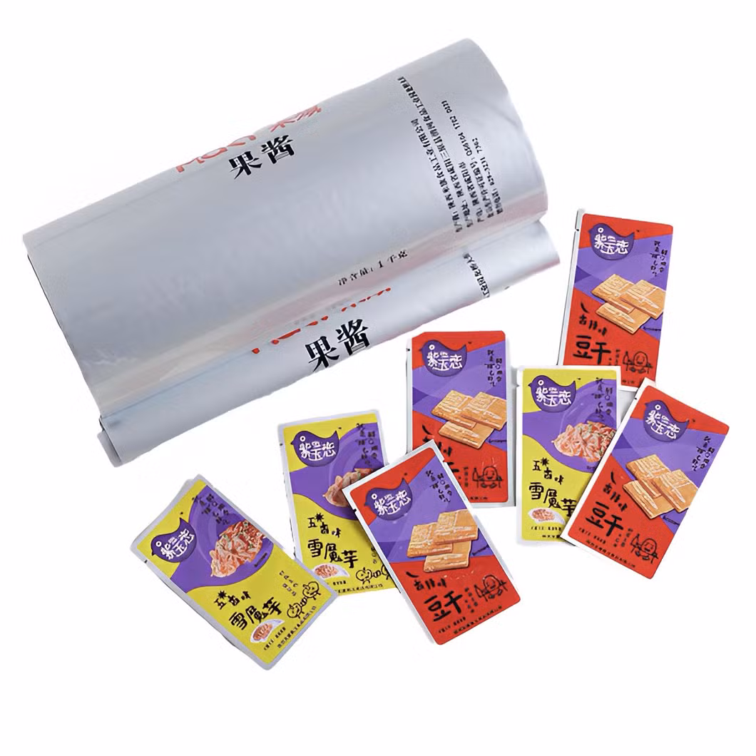 Laminating Material BOPP/VMCPP or Pet/VMPET/PE Snack Packaging Food Grade Plastic Film in Roll Package