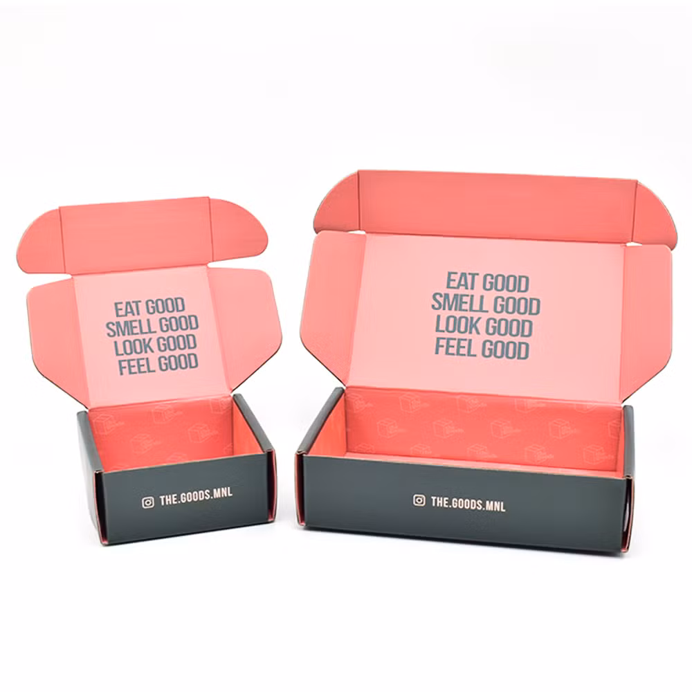 Full Color Custom Corrugated Paper Mailer Boxes Packaging for Shipping Biodegradable Mailing Box Packing for Small Business
