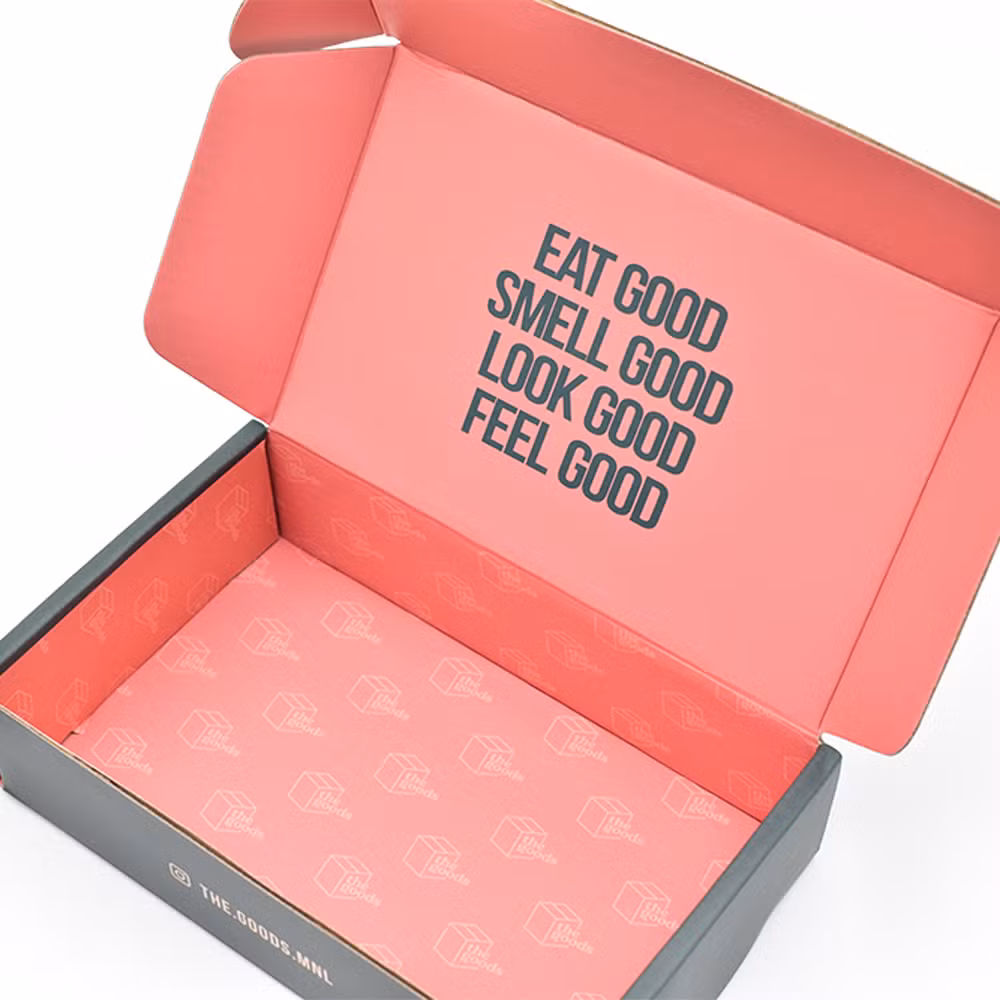 Full Color Custom Corrugated Paper Mailer Boxes Packaging for Shipping Biodegradable Mailing Box Packing for Small Business
