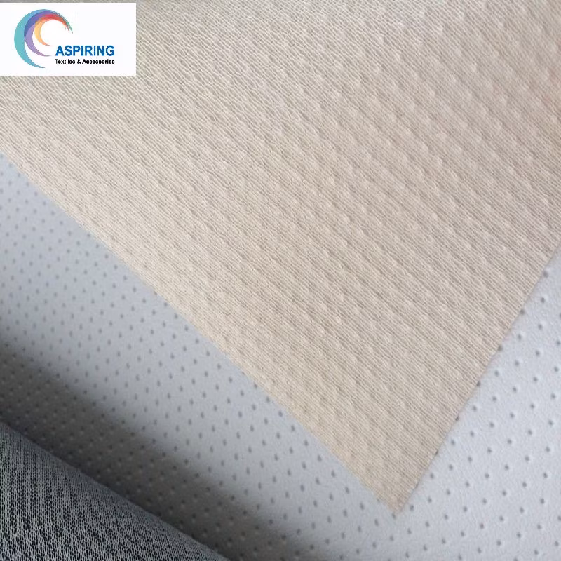 Vintage Design Double Color Printed PVC Leather Fabric for Sofa