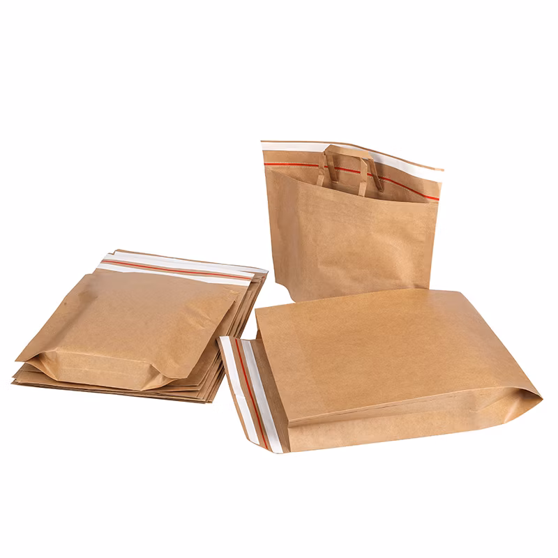 Luxury Gifthandle Custom Color Green Packaging Recyclable Clothing Store Brand Label Wholesale Paper Shopping Bags for Small Business