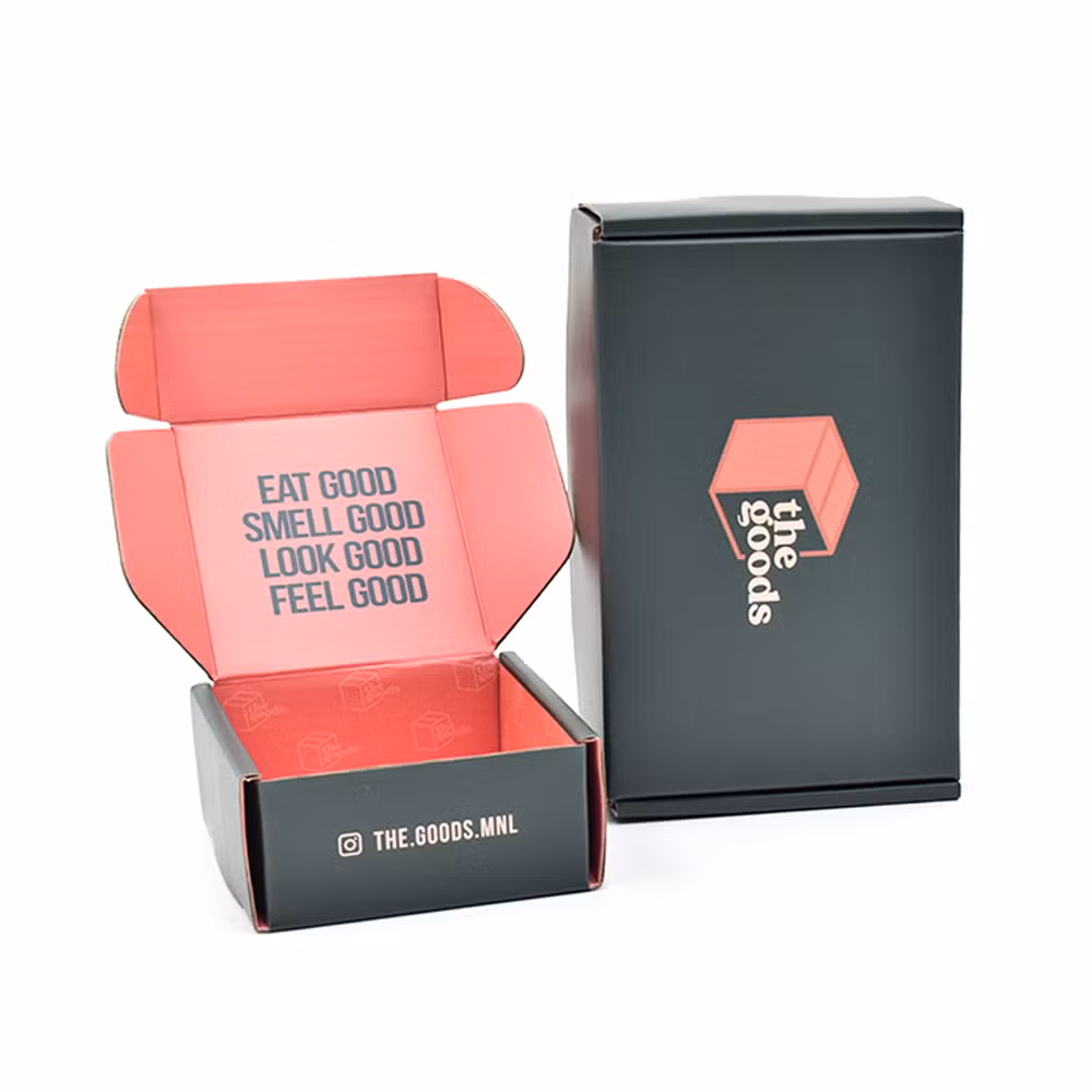 Full Color Custom Corrugated Paper Mailer Boxes Packaging for Shipping Biodegradable Mailing Box Packing for Small Business