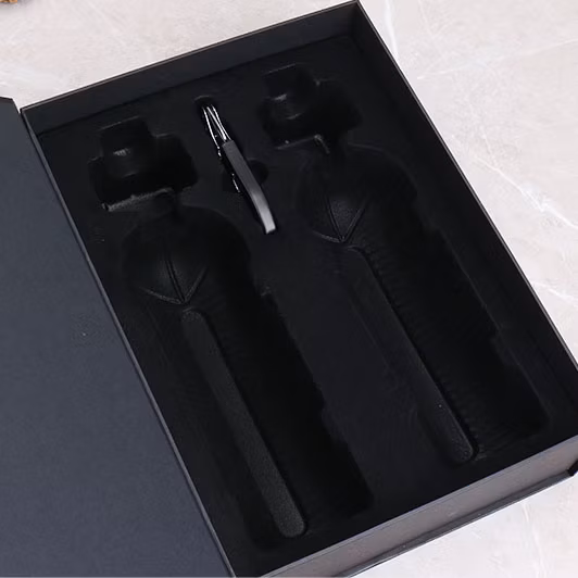 Wholesale Custom Color Printed Logo Luxury Cardboard Wine Liquor Brandy Vodka Champagne Gin Vermouth Rum Sake Tequila Delivery Paper Liquor Package Gift Box