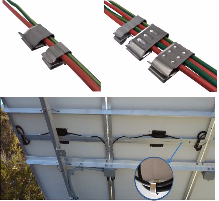 OEM PV Modules Clamp Standing Seam Solar Panel Metal Roof Bracket Clamps