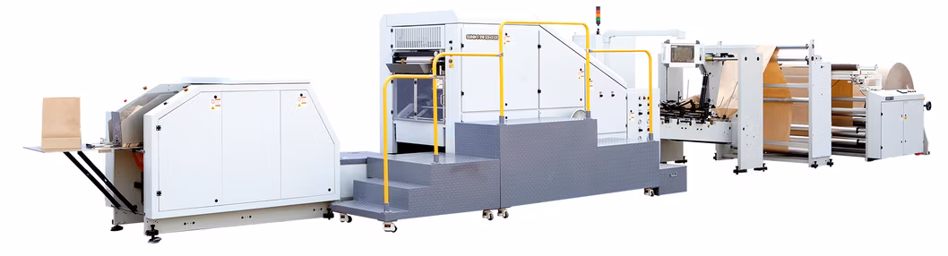Automatic Roll Feed Square Bottom Paper Bag Making Machine