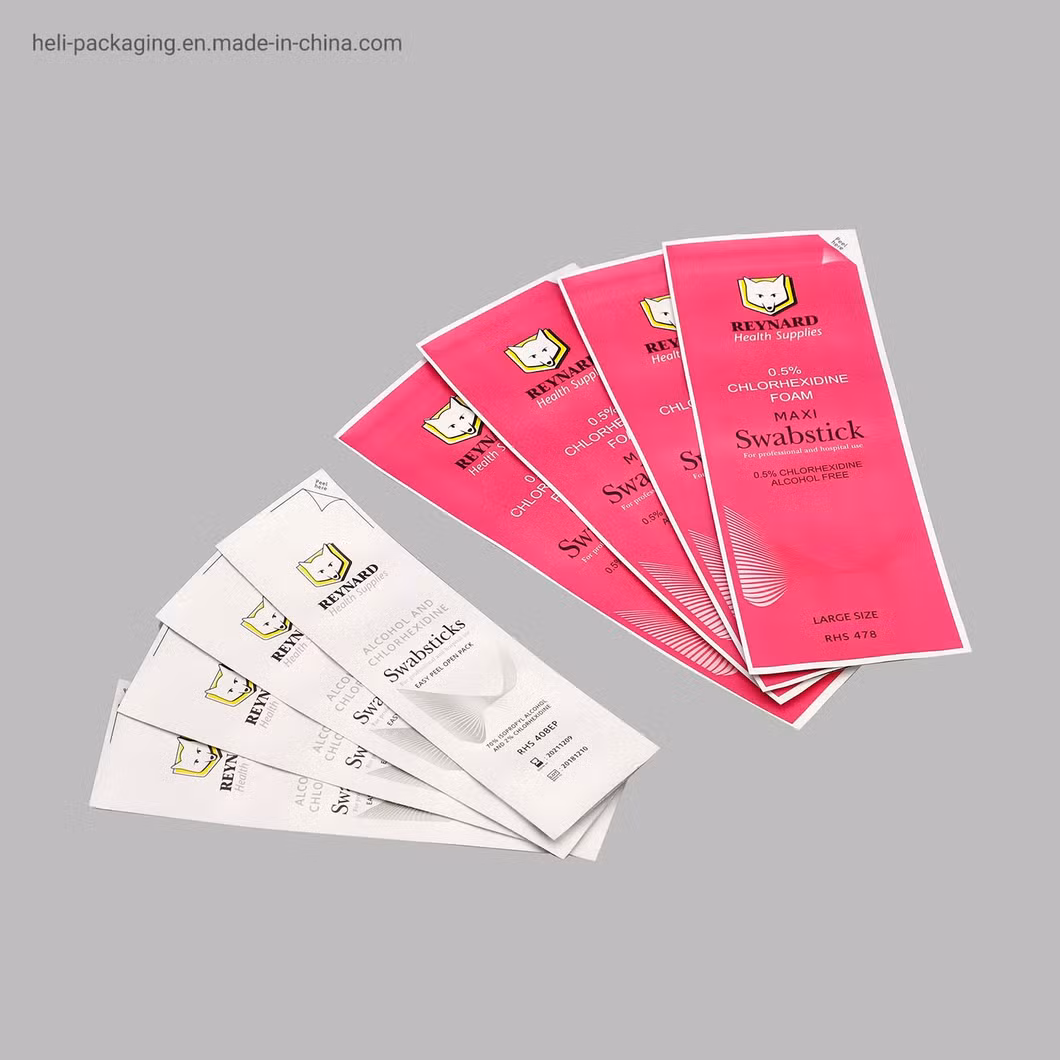 Logo Printed Laminating Packaging Wrapping Plastic Roll Film for Wet Tissue