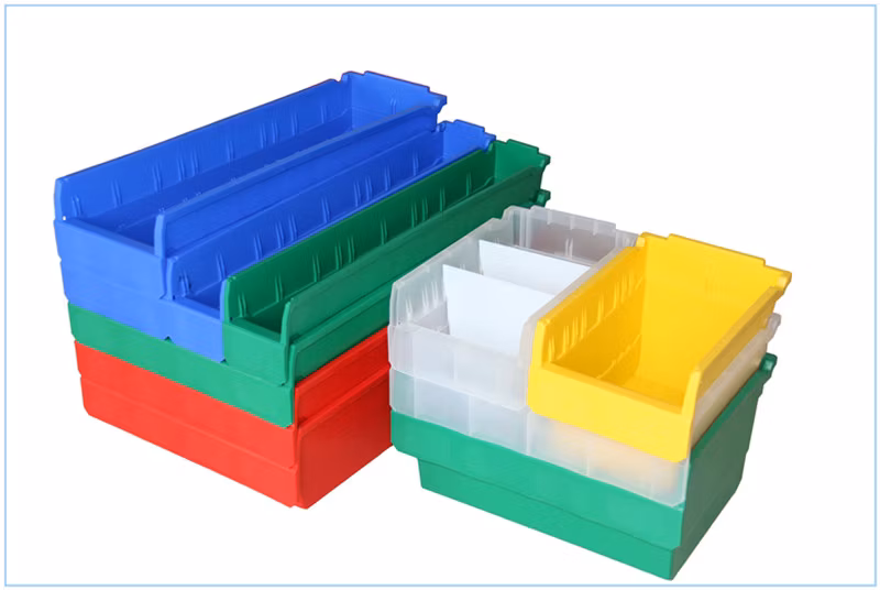 100% Virgin PP Plastic Shelving Bins Plastic for Rack and Tool Cabinet