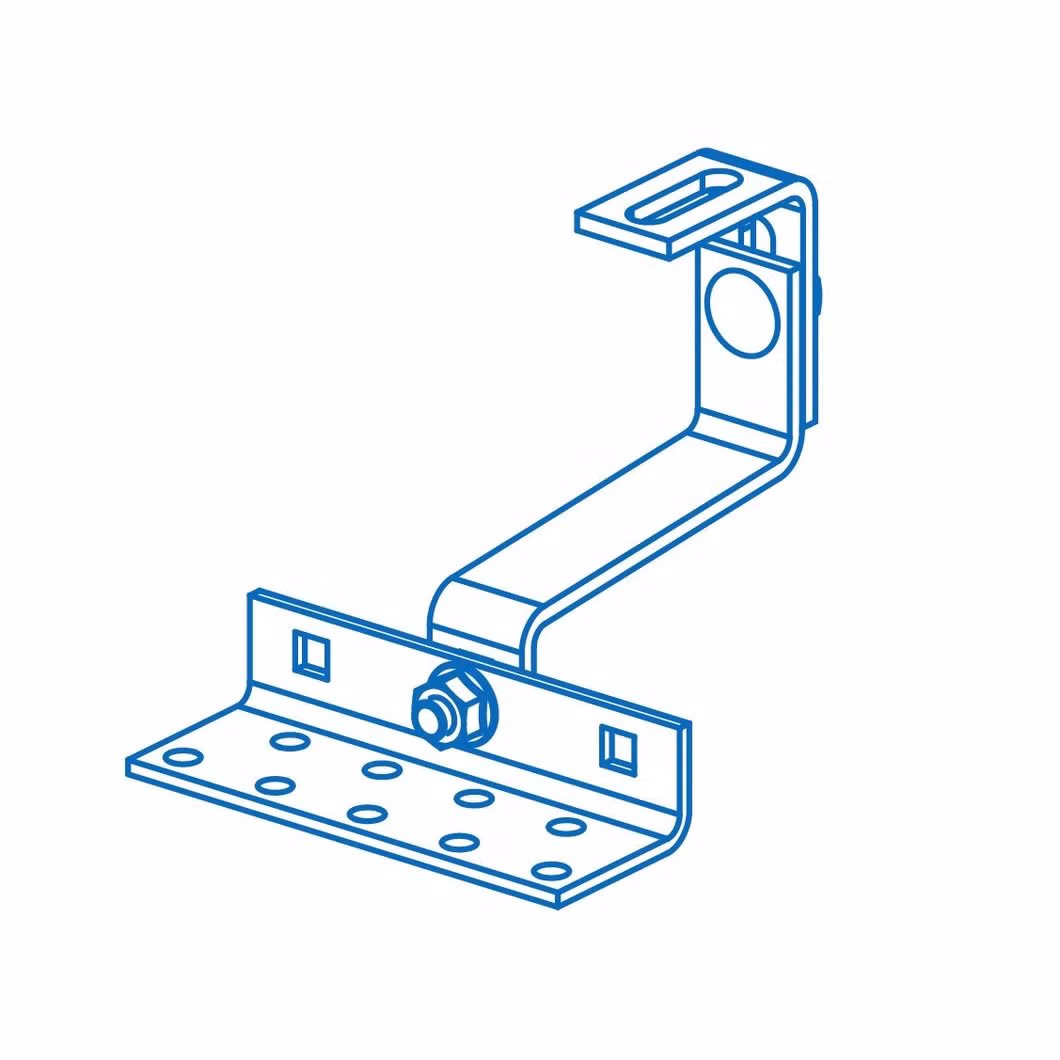 OEM PV Modules Clamp Standing Seam Solar Panel Metal Roof Bracket Clamps
