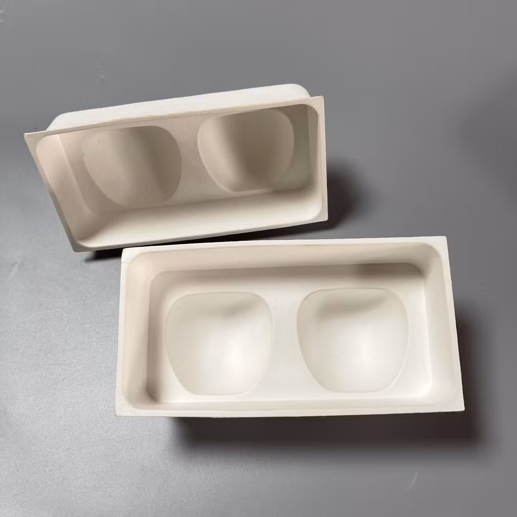 Custom Biodegradable Bagasse Pulp Tray Recyclable Paper Pulp Molding Eyeglasses Packaging Case