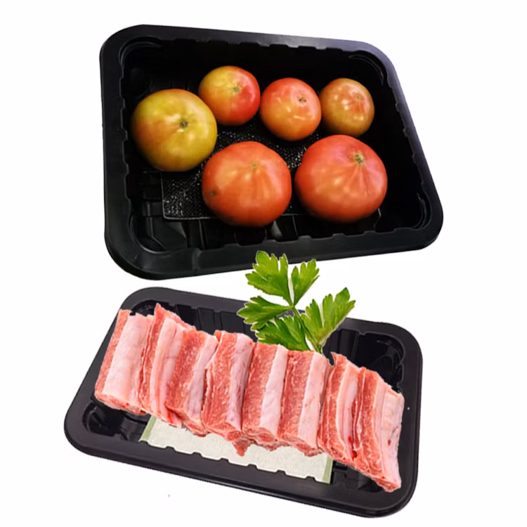 Eco-Friendly Disposable Fresh Meat Tray Packaging
