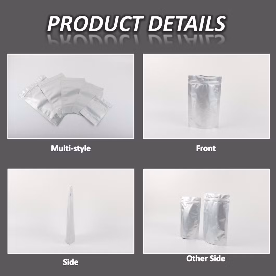 Custom Printed Ziplock Aluminum Foil Mylar Stand up Pouch Bag with Zipper Doypack for Everything Packaging Bag