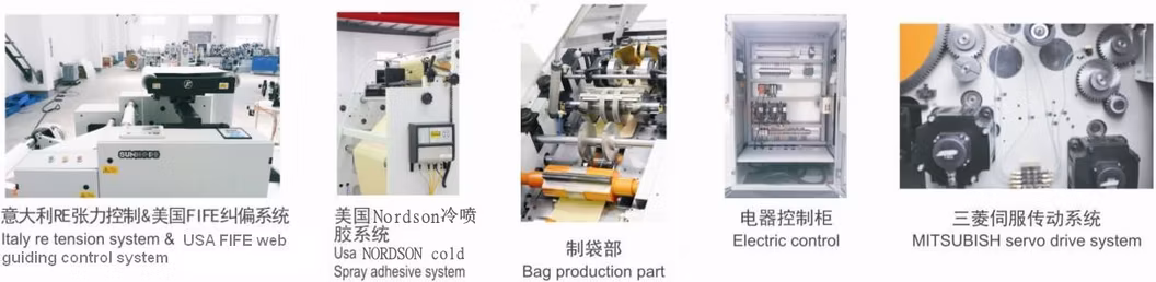 Automatic Roll Feed Square Bottom Paper Bag Making Machine