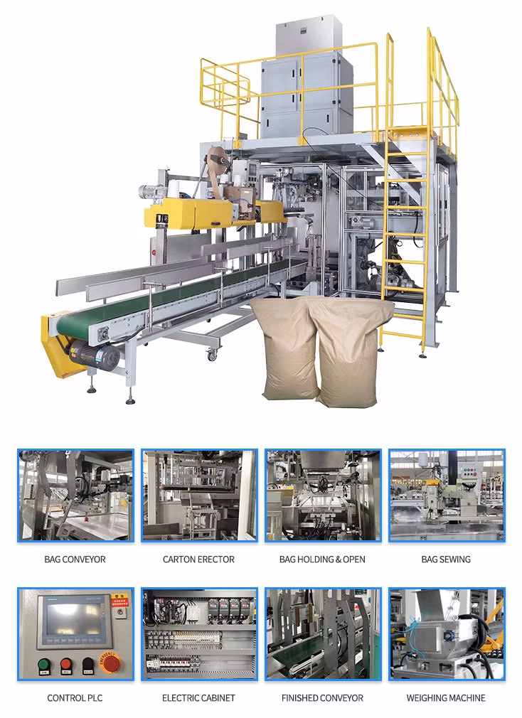 Corn Seed Heavy Bag Filling Line Automatic Packaging of Corn Seeds in 25kg Bags