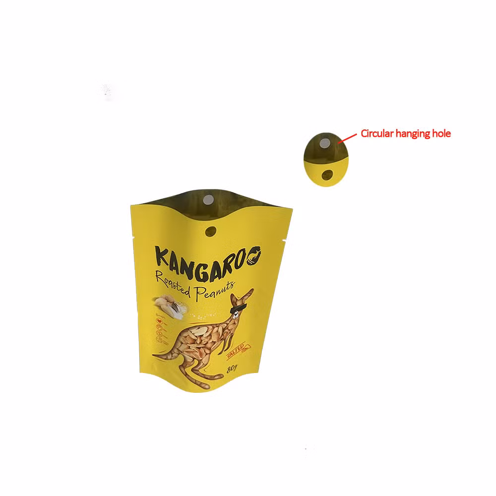 New Plastic Food High-Temperature Oil Resistant Three Sided Sealed Packaging Bag