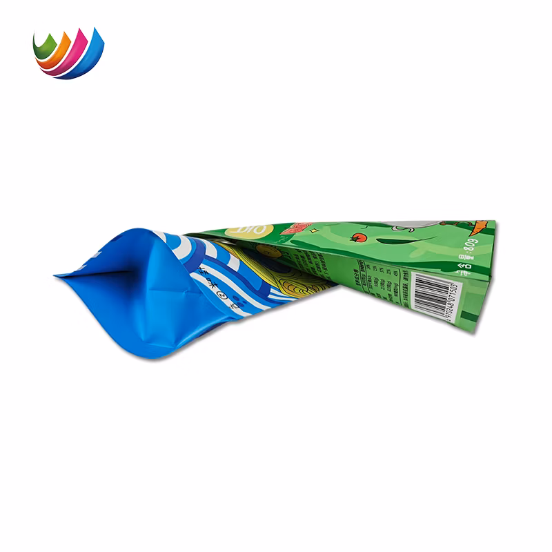 OEM Factory Customized UV Printing Ziplock Stand up Pouch Plastic Bag Snacks Packaging