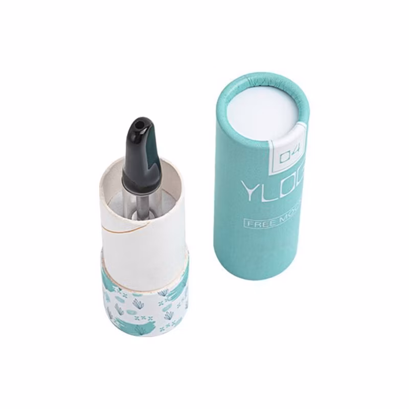 Custom Eco Friendly Carton Round Cylinder Box Empty Biodegradable Craft Cardboard Paper Tubes Packaging